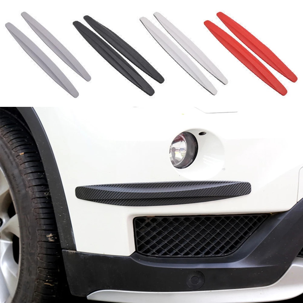 Bộ 2 Miếng Dán Cao Su Bảo Vệ Góc Trước Và Sau Xe Hơi Chống Va Chạm