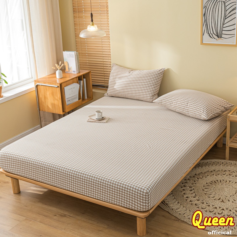 Ga Giường Ga Trải Nệm Cotton Poly M2 M4 M6 M8 Nhiều Họa Tiết (Bo Chun Miễn Phí) - Queen Decor