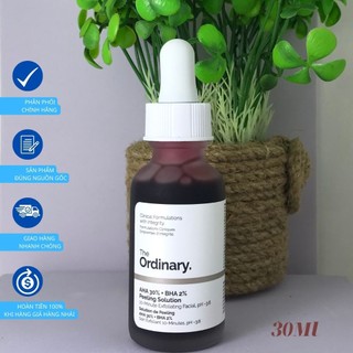 Tinh chất peel da the ordinary aha 30%+bha 2% peeling solution 30ml- tẩy tế bào chết hóa học, trắng da trẻ hóa làn da.