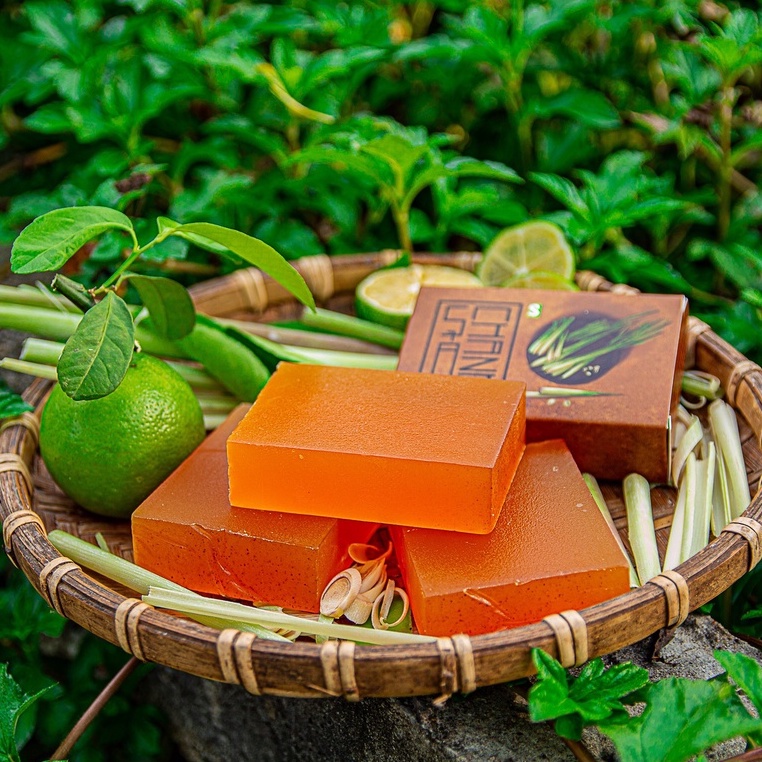Xà bông sinh dược, xà phòng giảm mụn lưng chiết xuất 100% từ thiên nhiên, an toàn không hóa chất - HUNOXA