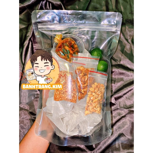 Bánh tráng chấm thập cẩm
