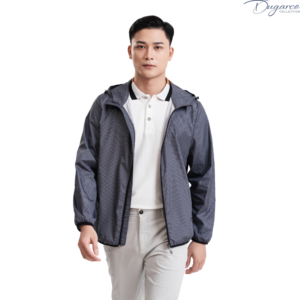 Áo khoác jacket DUGARCO nam một lớp cao cấp cản gió, giữ nhiệt 218JM22038
