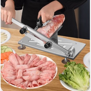 Máy thái, máy cắt, dao thái thịt đông lạnh, sườn non, rau củ quả đa năng