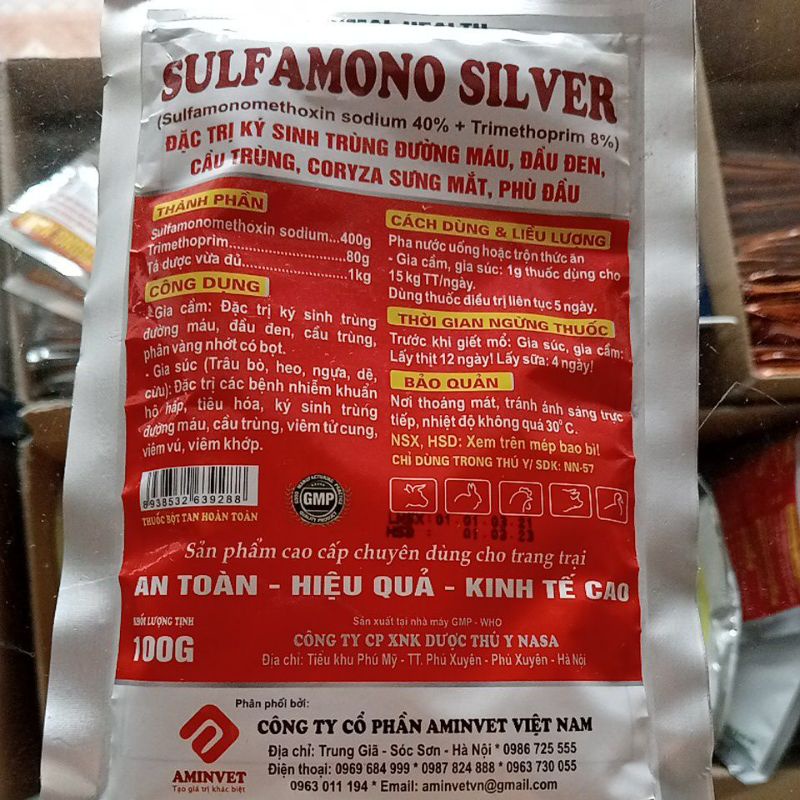 Kí sinh trùng đường máu, đầu đen, cầu trùng, Coyaza sưng mắt, phù đầu 100g