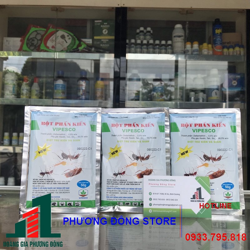Bột phấn kiến Vipesco - diệt kiến tận gốc