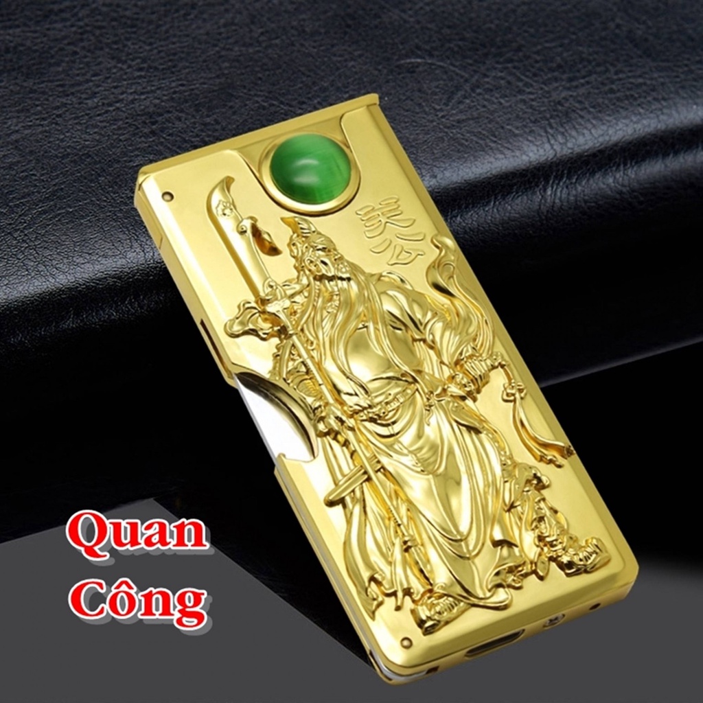 QUÀ TẶNG - 𝐇𝐨̣̂𝐩 𝐐𝐮𝐞̣𝐭 𝐁𝐚̣̂𝐭 𝐋𝐮̛̉𝐚 điện sạc 3in1 hình quan công fullbox tặng kèm dây sạc - FREESHIP