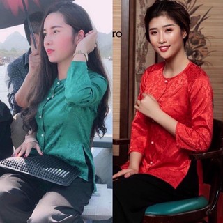 Đồ Lam Đi Chùa Đồ Bà Ba Áo Lẻ