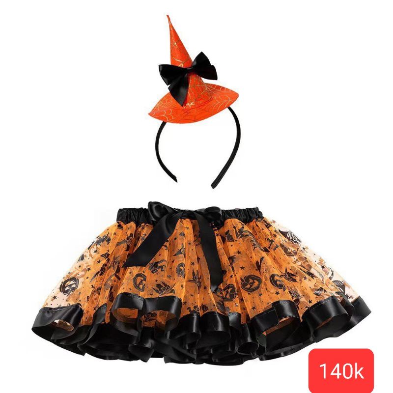 Chân váy Hallowen cho bé