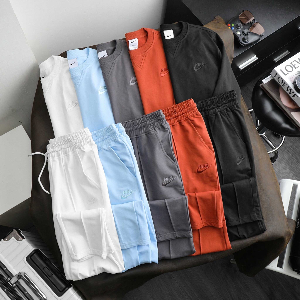 Bộ Nỉ Da Cá Thu Đông Xuất Dư form unisex , Set bộ đồ đông nam nữ bigsize 100kg - ivanbigisze