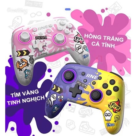Tay Cầm Điều Khiển Không Dây - Phiên Bản Splatoon 3