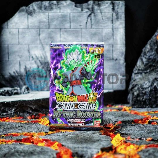 Thẻ bài Dragon Ball Super TCG Mythic Booster MB01 Booster Pack Build Deck Bandai phiên bản tiếng Anh DBTCGUSBP04