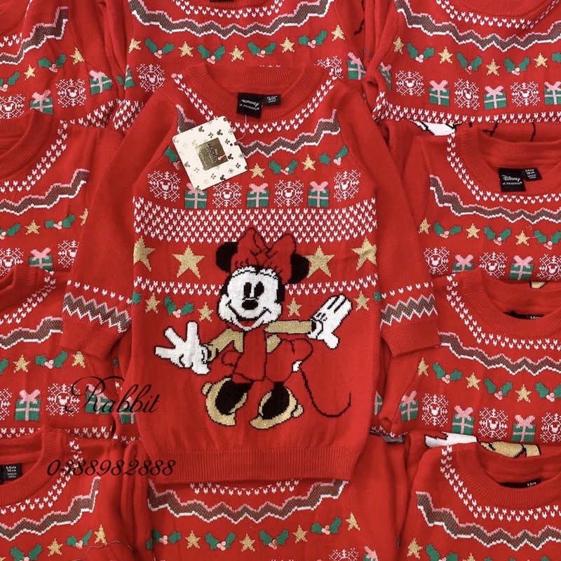 Váy len Minnie đỏ giáng sinh