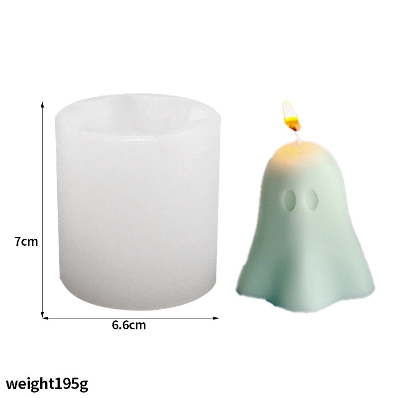 Khuôn Silicon Halloween - Khuôn Bí Ngô Làm Nến Thơm Handmade DIY