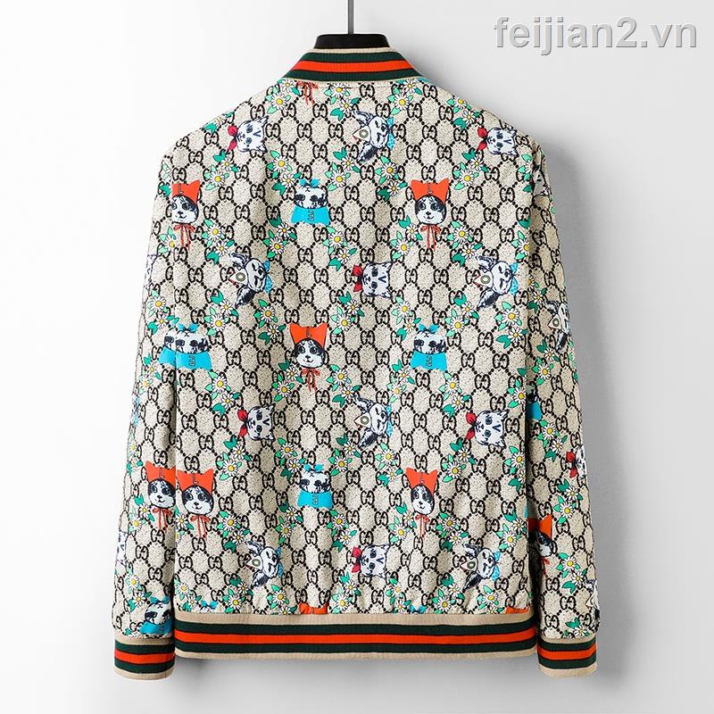 Mới_gucci Áo Khoác bomber In Họa Tiết Đa Dạng Cho Nam Bollouson S-XXXL ZO105