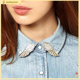 {jewelrystore} Set 2 nẹp cổ áo hình cánh thiên thần đẹp mắt