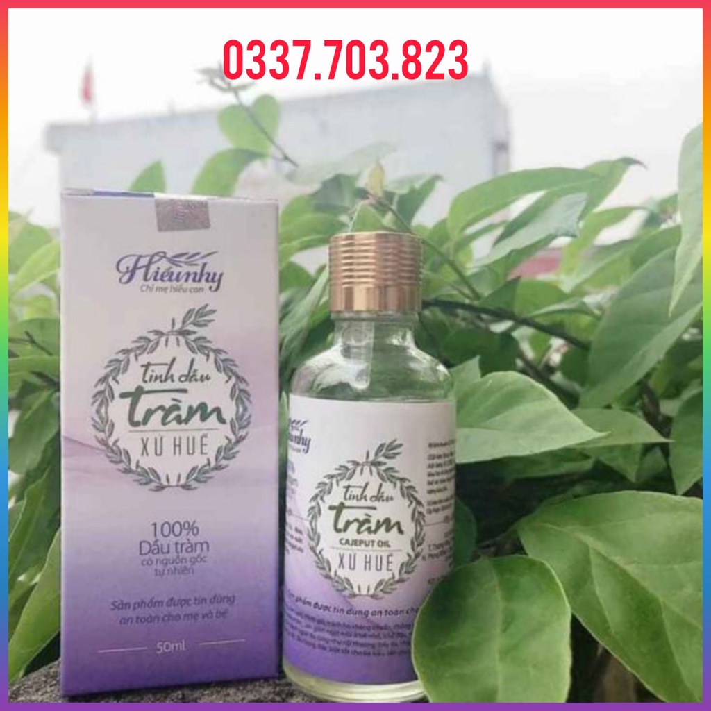 Tinh Dầu Tràm Hiểu Nhy nguyên chất (Tặng chai nhỏ 5ml). Đậm đặc từ thiên nhiên