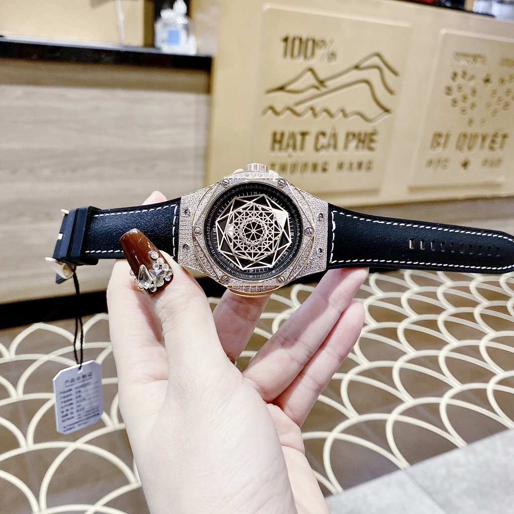 - Đồng Hồ Nam Nữ Hanboro Automatic/Quartz HBR- 999 HBR-674 , Dây Cao Su / Dây Da , Size 42/36mm