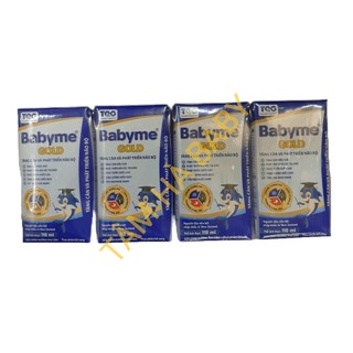 Sữa bột pha sẵn Babyme gold thùng 48 hộp x 110ml