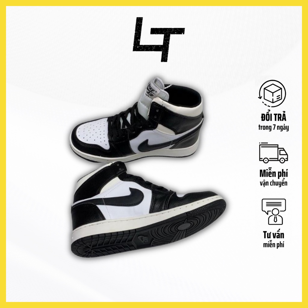 Giày N.i.k-e J.o.r-d.a.n Panda Nam Nữ Cổ Cao Thể Thao Fullbox