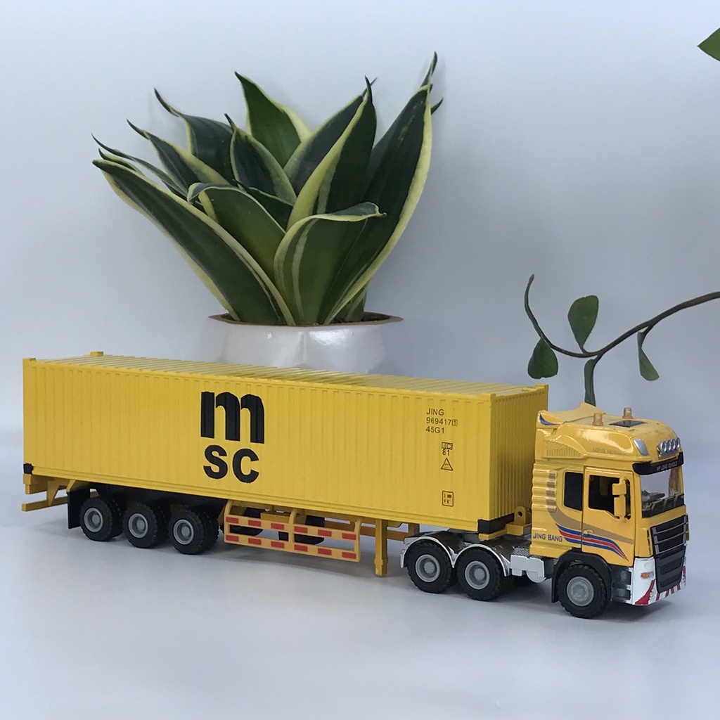 Mô hình xe đầu kéo Container bằng kim loại tỷ lệ 1:50