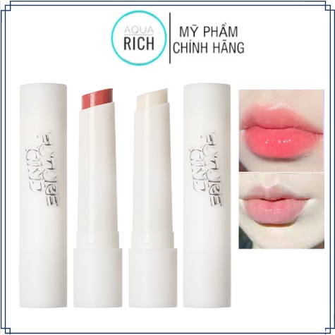 [Bản Giới Hạn] Son Dưỡng Dạng Thỏi Làm Hồng, Giữ Ẩm và Mềm Môi 3CE FUTURE KIND Plumping Lips Mẫu Mới [Pink - Clear]
