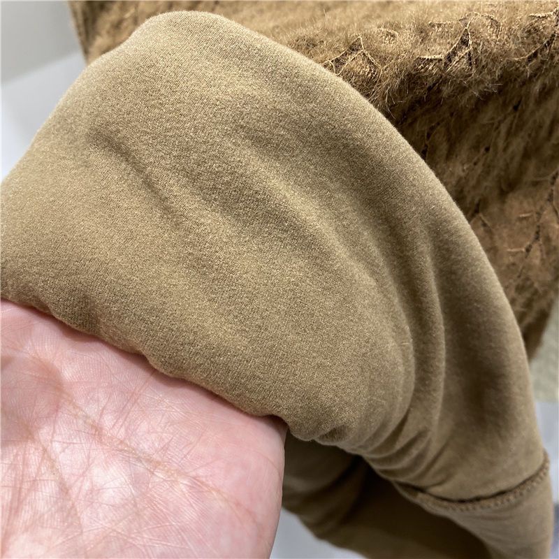 Áo Lót Lông Cừu Dày Phối Ren Thời Trang Cho Nữ