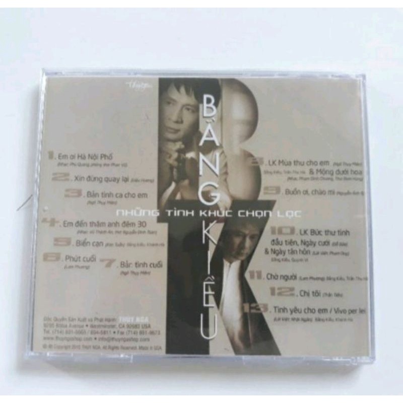 Bộ 3 cd Bằng Kiều phono