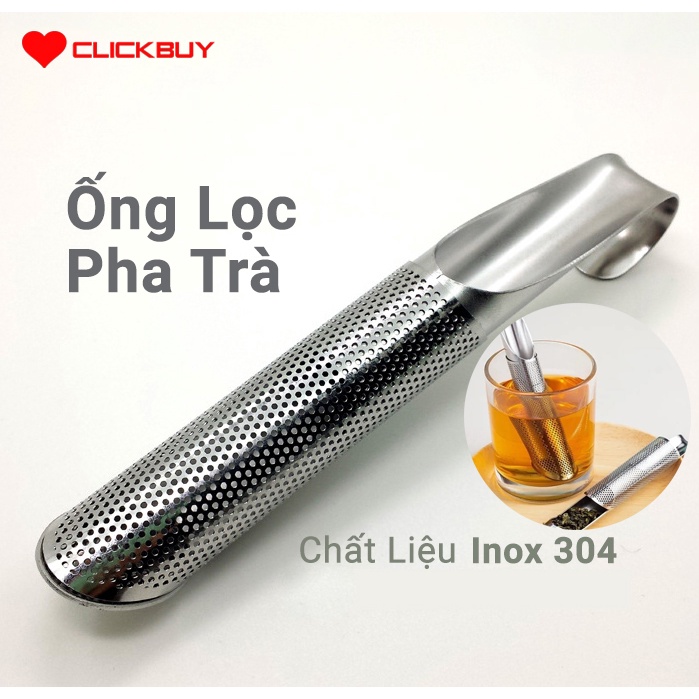 Dụng Cụ Lọc Trà Chất Liệu Inox 304 Dạng Ống Lưới Nhỏ Gọn Tiện Lợi