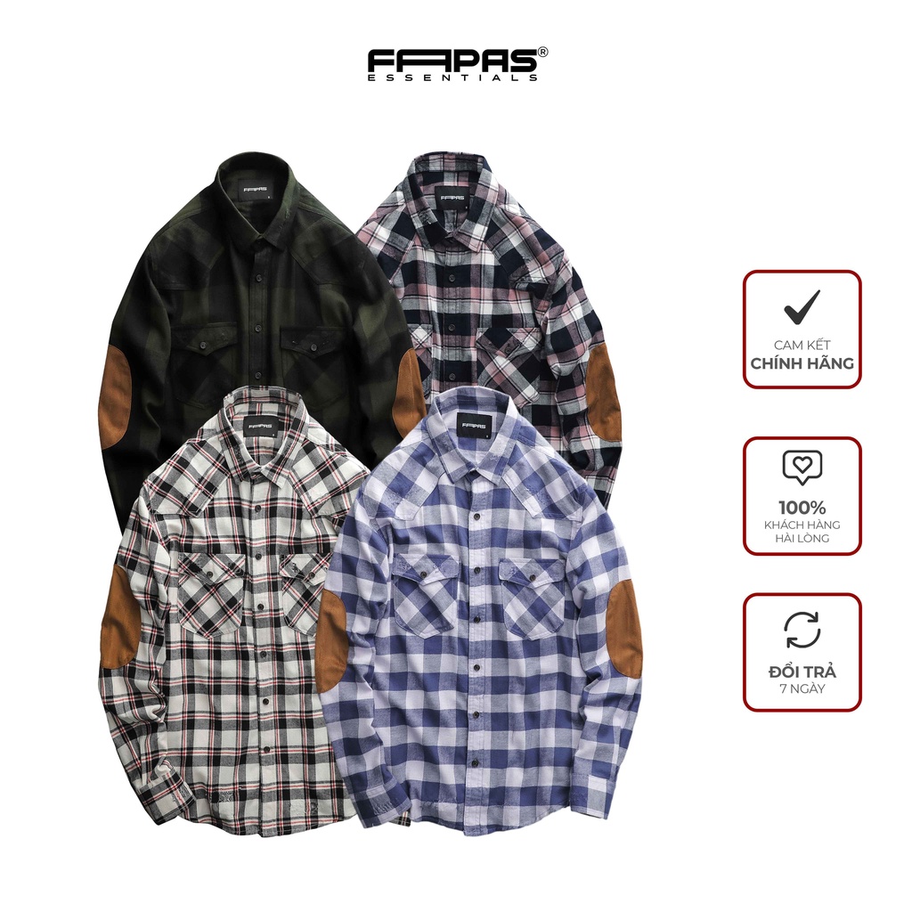 Áo Sơ Mi Nam Pingo Họa Tiết Caro Chất Vải Flannel Form Chuẩn - FAPAS