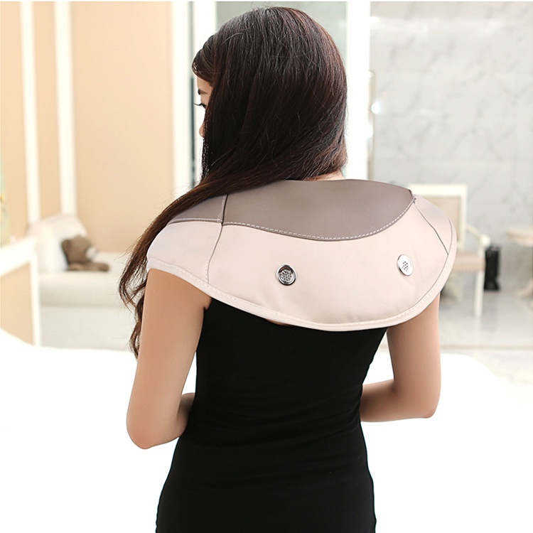 Máy massage đấm lưng vai cổ gáy, đai massage toàn thân cao cấp - Bảo Hành 12 tháng