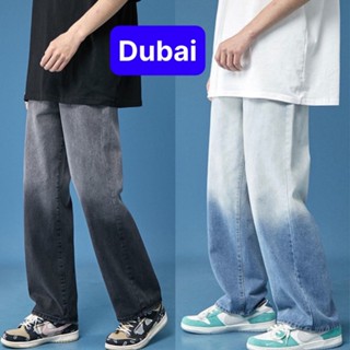 QUẦN BAGGY JEAN NAM CHẤT BÒ XANH ĐEN LOANG 2 MÀU HÀN QUỐC SEOUL PHONG CÁCH CAO CẤP MỚI- DUBAI FASHION