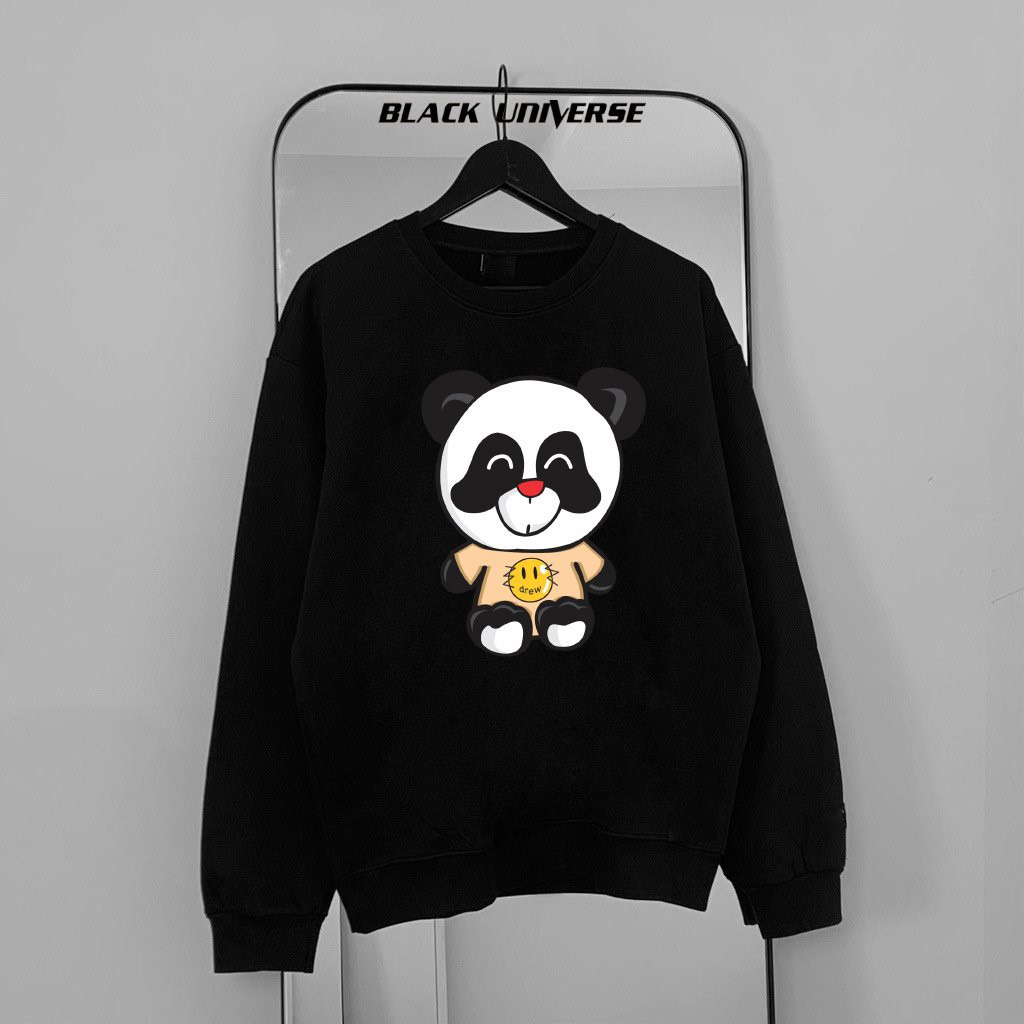 Áo Sweater Panda Gấu Trúc Azila TD115 - Áo Nỉ Nam Nữ Tay Dài Thu Đông Phong Cách Hàn Quốc Hình Panda