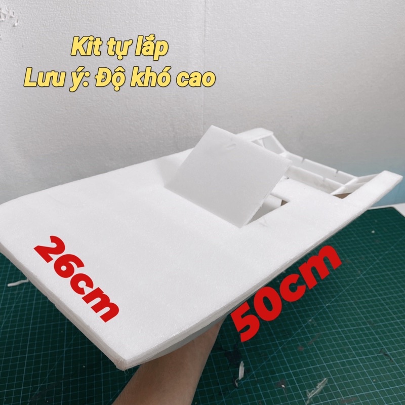Kit Chế Thuyền Airboat 50x26cm (bộ tự lắp ráp)