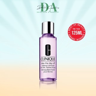 Nước Tẩy Trang Mắt Môi Clinique Take The Day Off™ Makeup Remover For Lids, Lashes & Lips 125ml