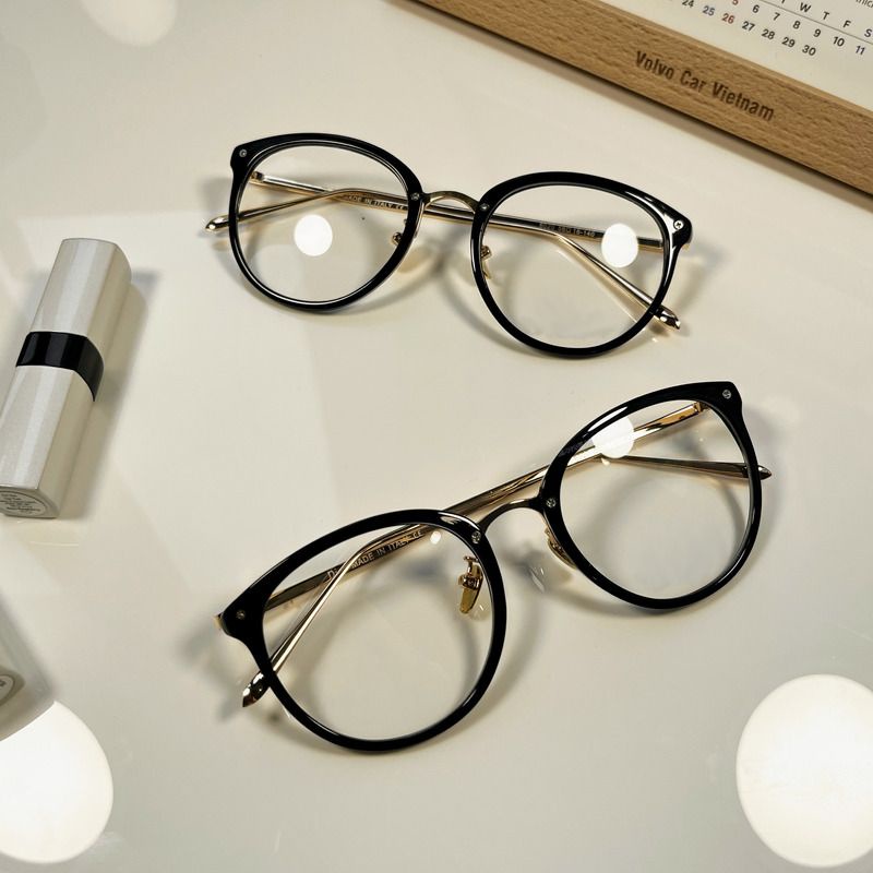 Gọng kính mắt DIOR 6020 thời trang nữ, dáng mắt mèo tròn cá tính [KHÔNG LỢI NHUẬN]