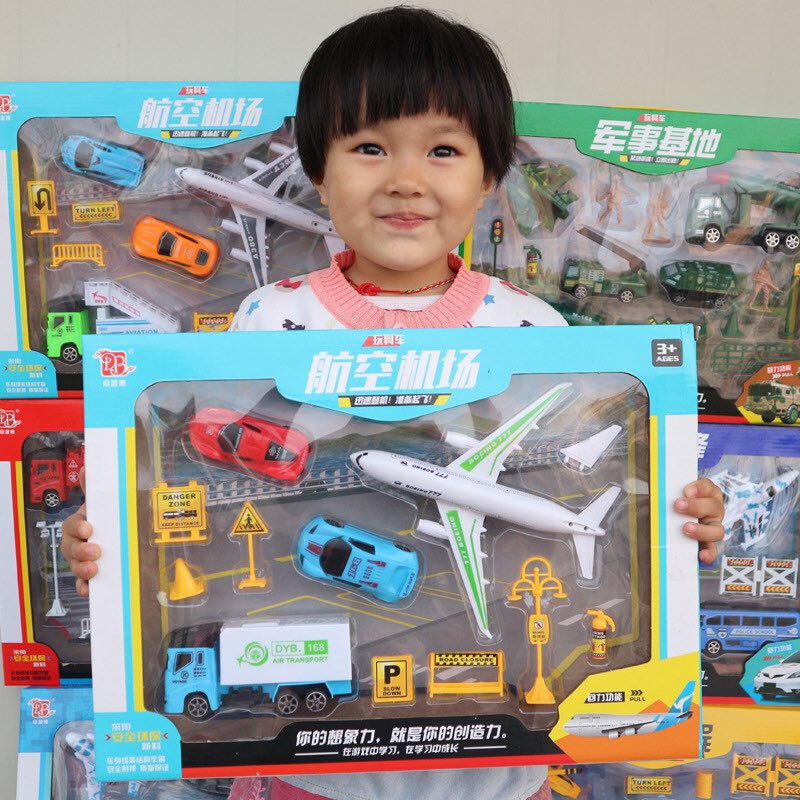 BỘ ĐỒ CHƠI XE CẢNH SÁT 10 MÓN