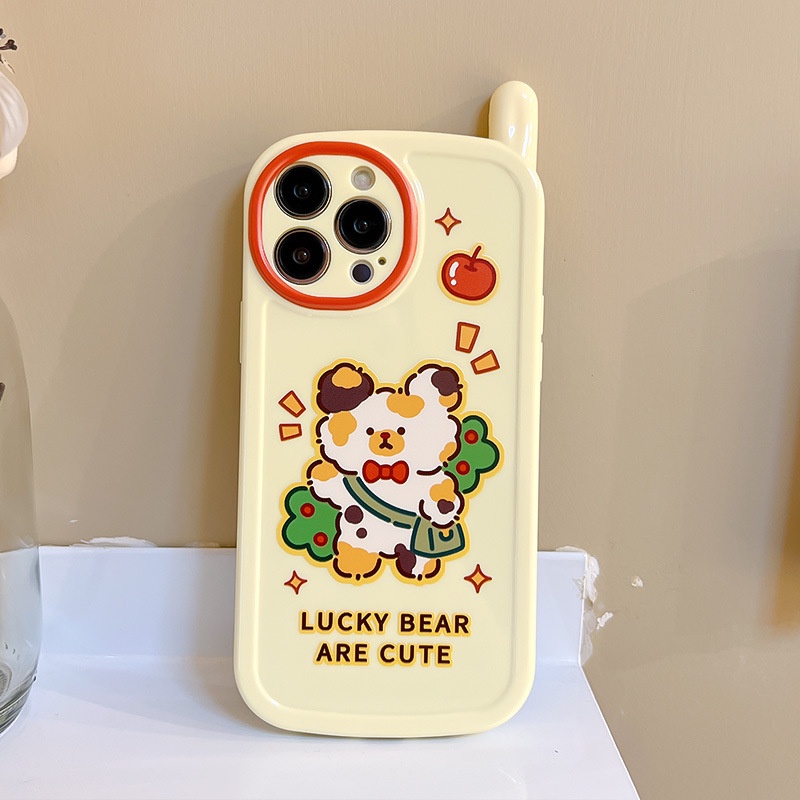 Ốp Điện Thoại Hình Gấu Hoạt Hình Cho iphone7 / 7plus / 8 / 8plus / x / xs / 11 / 12 / 13 / 14 / pro / max / plus / promax