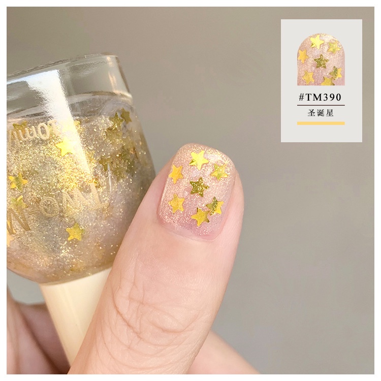 Sơn Móng Tay Mùa Thu Và Mùa Đông Mới Năm 2023 Nhanh Khô Không Phai Màu Kim Sa Hình Hạt Đậu Phộng Ngôi Sao