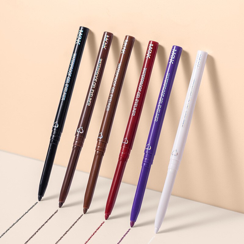 Bút Kẻ Mắt Dạng Gel Màu Nâu Lì Lâu Trôi Chống Nước Mau Khô