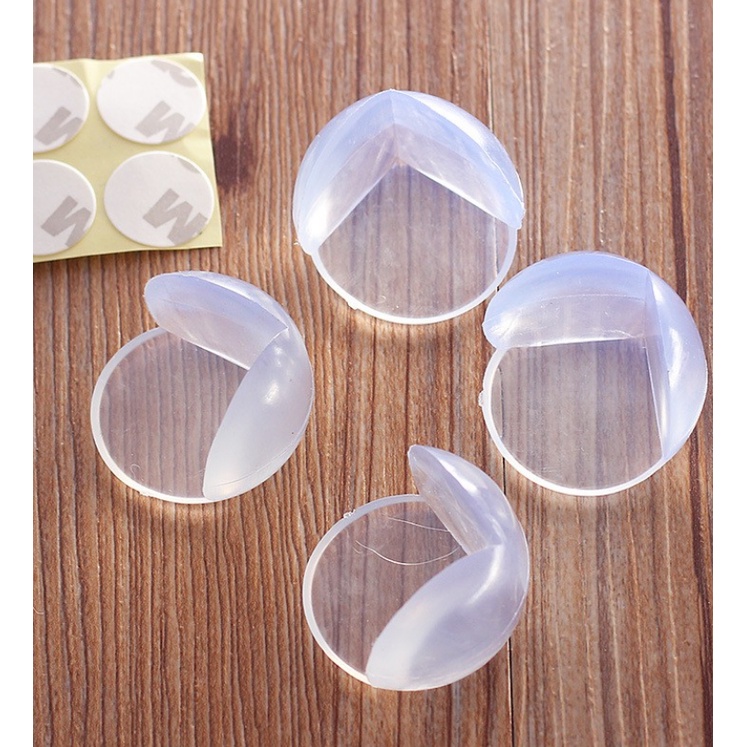 Set 4 Miếng bịt góc bàn bọc cạnh bàn silicon tránh va đập an toàn cho gia đình và bé  G82-Bocgocban-Silicon