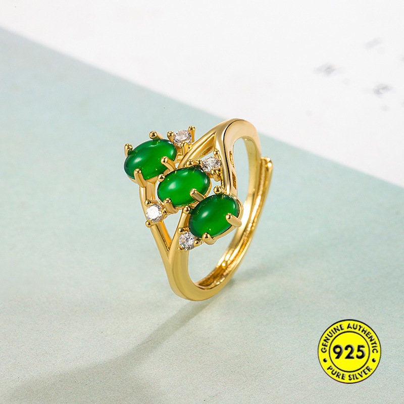 Nhẫn Kim Cương Ngọc Bích Sansheng III U1157