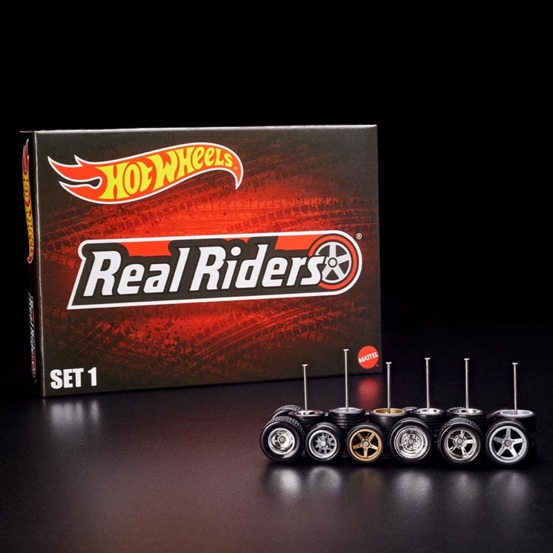 Hobby Store bánh xe mô hình Hot Wheels RLC Exclusive Real Riders Wheels Pack Set 1