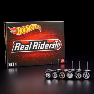 Hobby Store bánh xe mô hình Hot Wheels RLC Exclusive Real Riders Wheels Pack Set 1