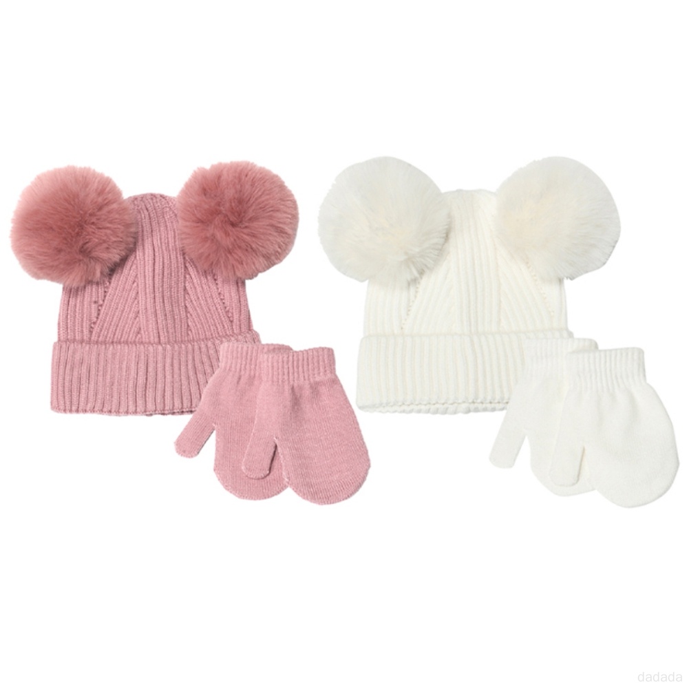 Mũ Len Beanie Giữ Ấm Dễ Thương Cho Bé