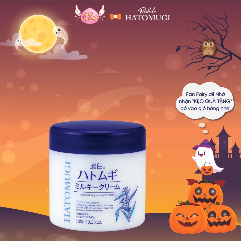 Kem Dưỡng Ẩm Ý Dĩ Làm Trắng Da, Mờ Thâm Và Tăng Cường Độ Ẩm Mềm Mịn Cho Làn Da Milky Cream (300g)