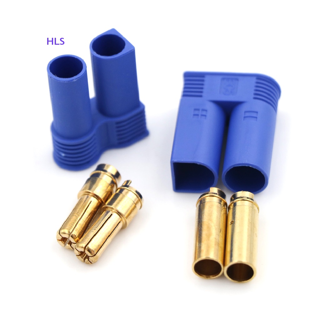 1 Bộ Đầu Nối Chuối EC5 Jack Cắm 5.0mm Màu Vàng Kim