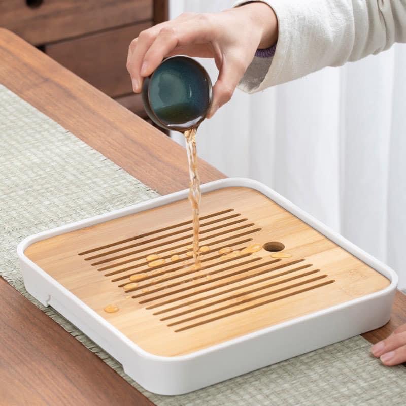 BỘ ẤM CHÉN TRÀ ĐẠO FULL ĐẦY ĐỦ PHỤ KIỆN, TÚI HỘP, KHAY TRÀ SANG CHẢNH