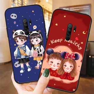 Ốp lưng điện thoại xiaomi redmi 9 cặp đôi hoạt hình cute , ốp tình nhân