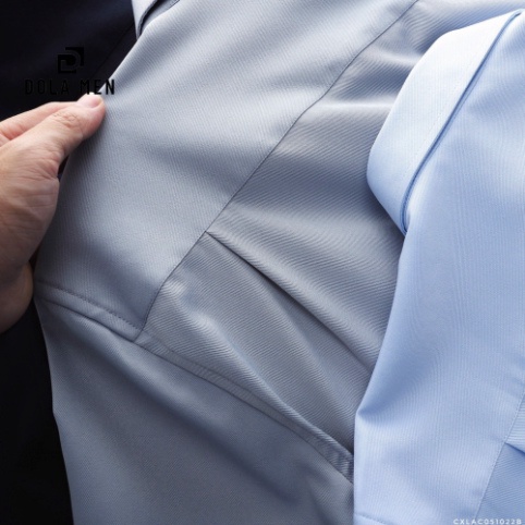 Áo Sơ Mi Lụa LACOSTE GIẤU NÚT TAY DÀI Hàng Cao Cấp Dolamen