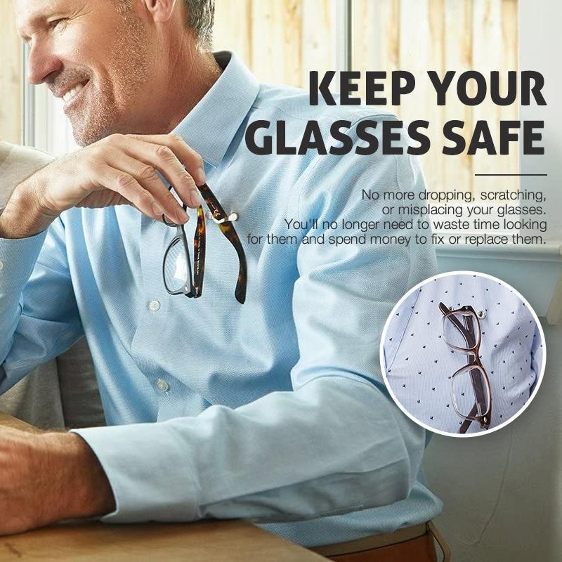 Kẹp Nam Châm Treo Mắt Kính Thời Trang Đa Năng Có Thể Tháo Rời